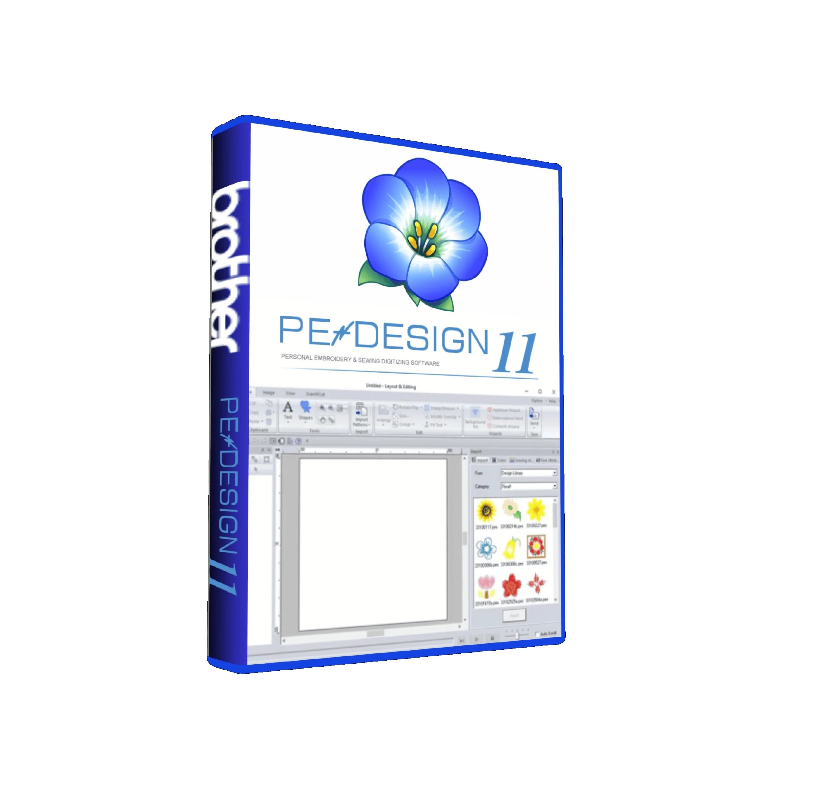 PE-Design 11.40 Embroidery Software – Full Version for Lifetime Use