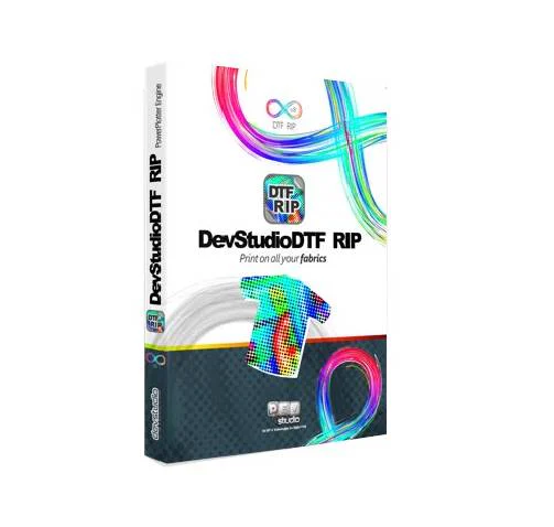 DevStudio DTF RIP V8 for A1 Size Printers (up to 24 inches): RIP software designed for printing with DTF technology