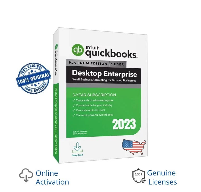 QuickBooks Desktop Enterprise 2023 Lifetime Activation – Official License